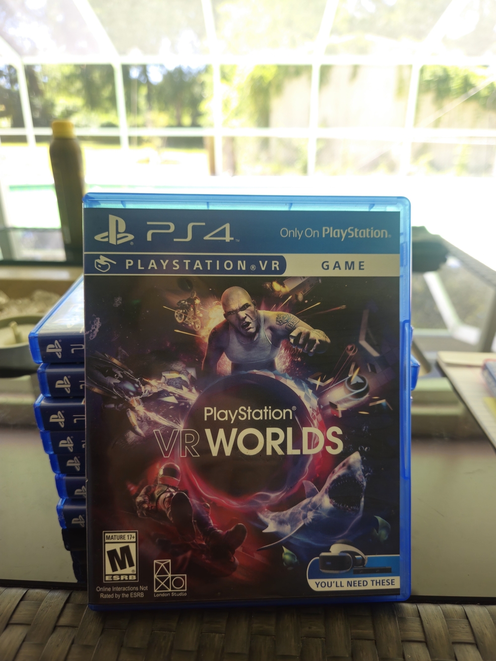 Sony VR Worlds (Blue) - Sony PS4 VR Game - Like New